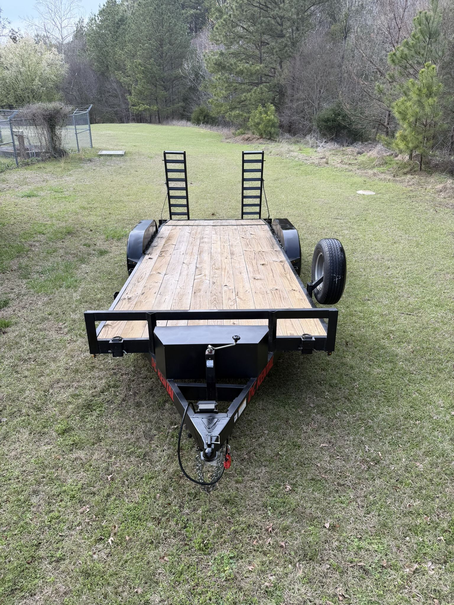 Car Hauler Trailer front view